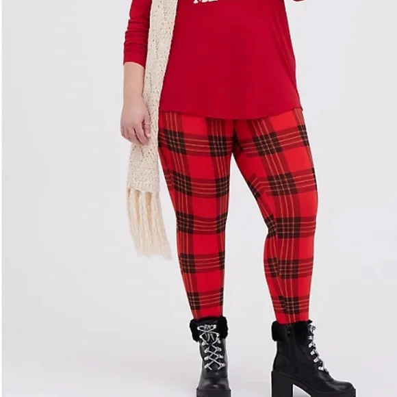 NWT Plaid Leggings - Picture 4 of 4
